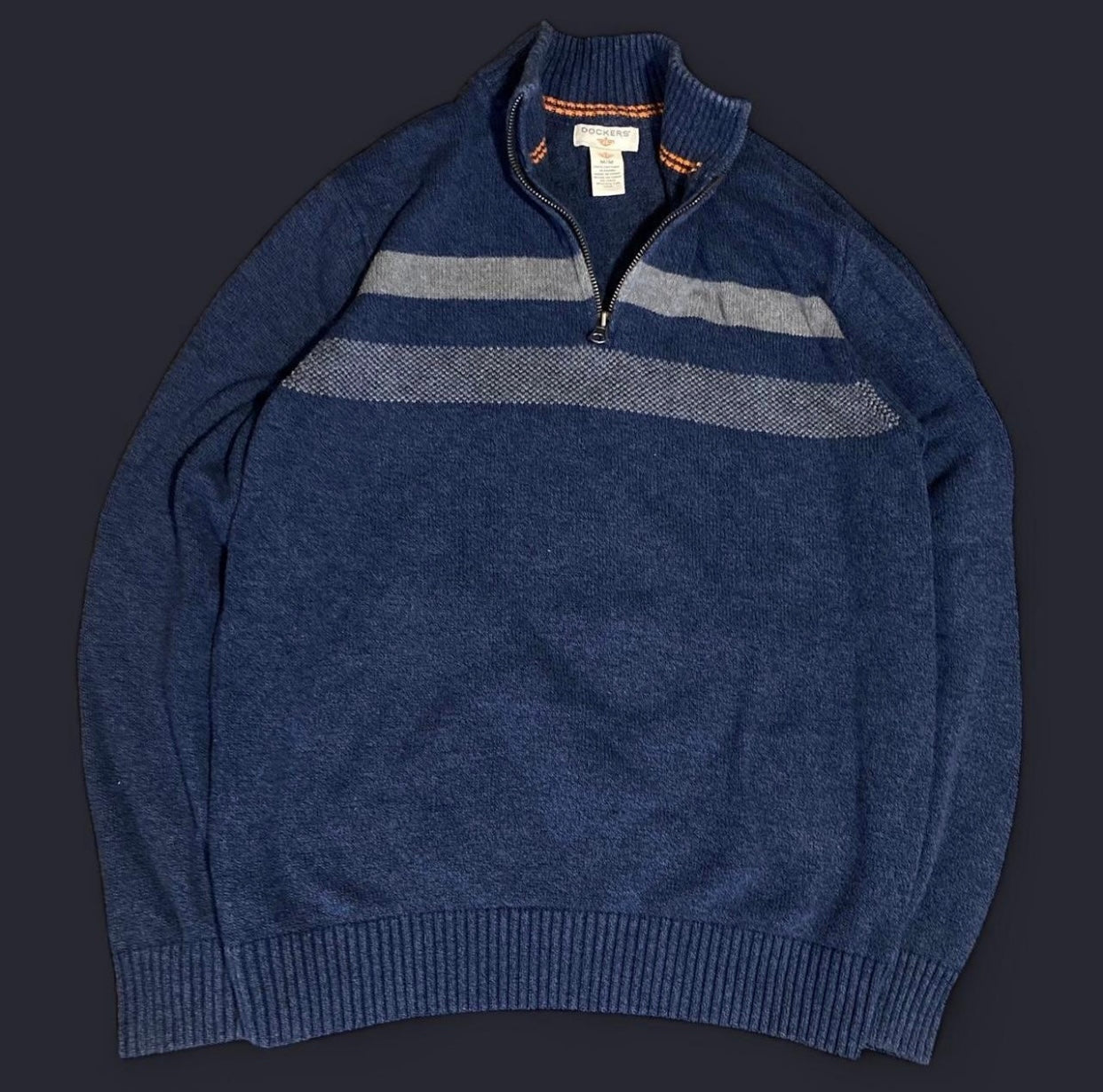Retro Dockers Quarter Zip Sweater