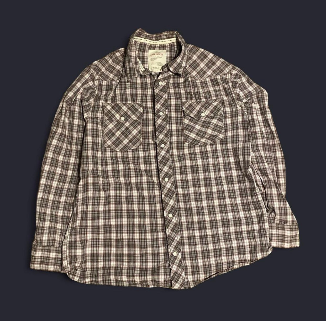 Route 66 Retro Pearl Snap Button Up