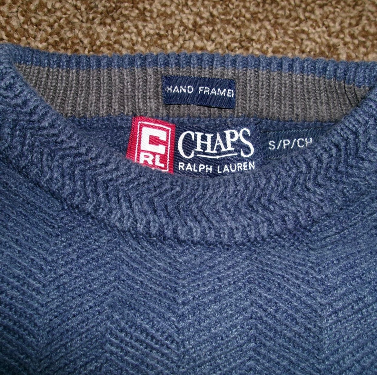 Blue Chaps Ralph Lauren Sweater