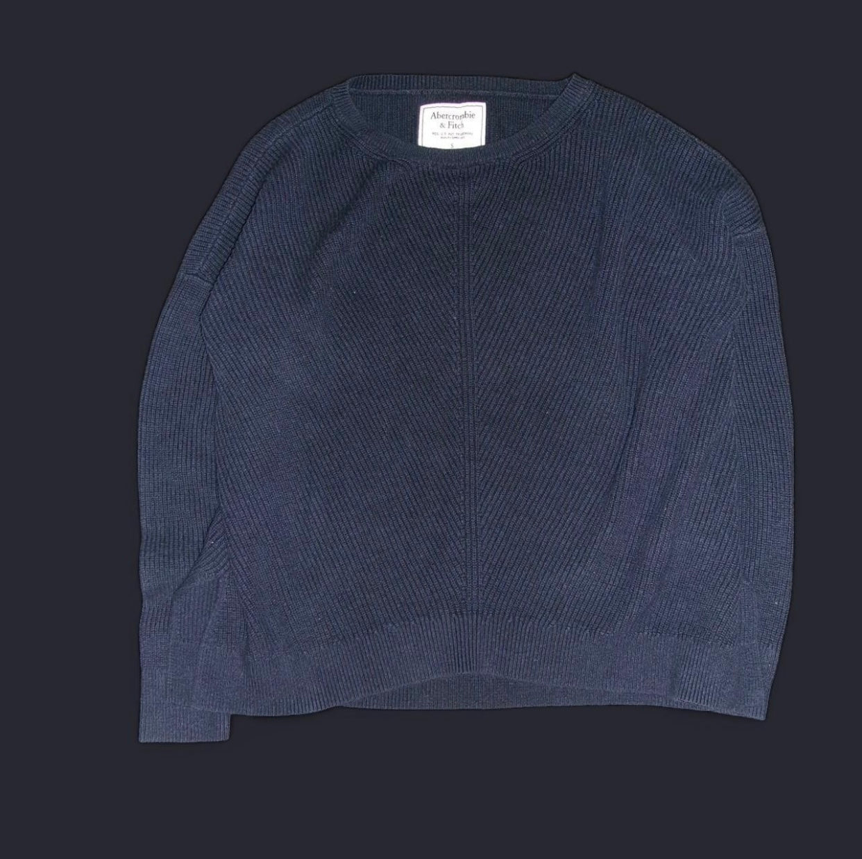 Retro Navy Abercrombie & Fitch Sweater