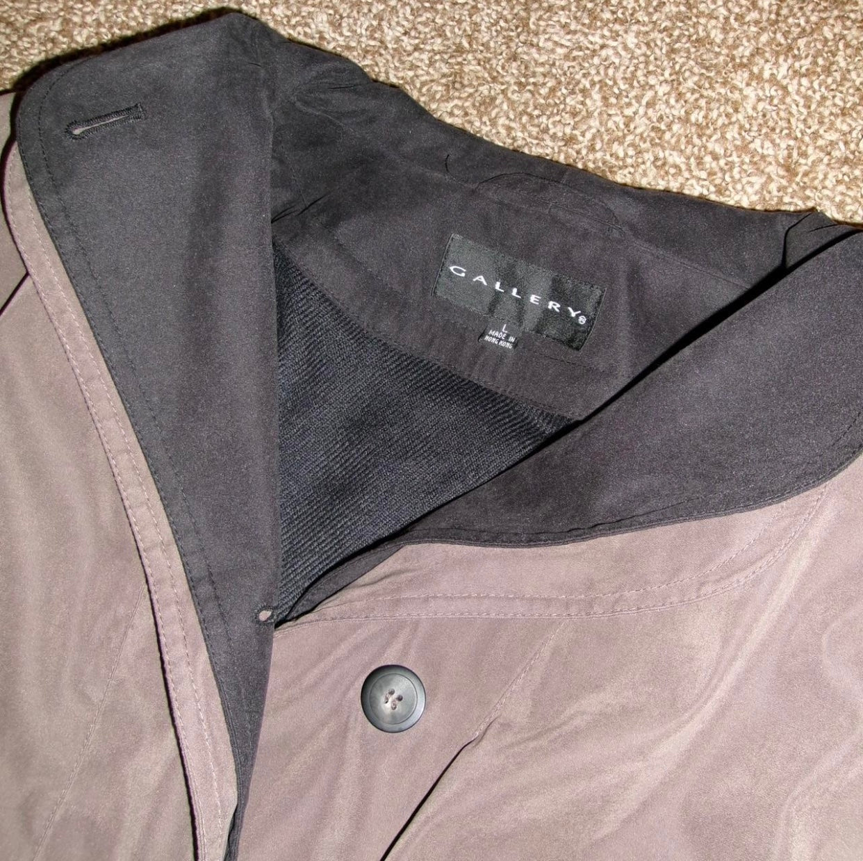 Brown Gallery Trench-Style Coat