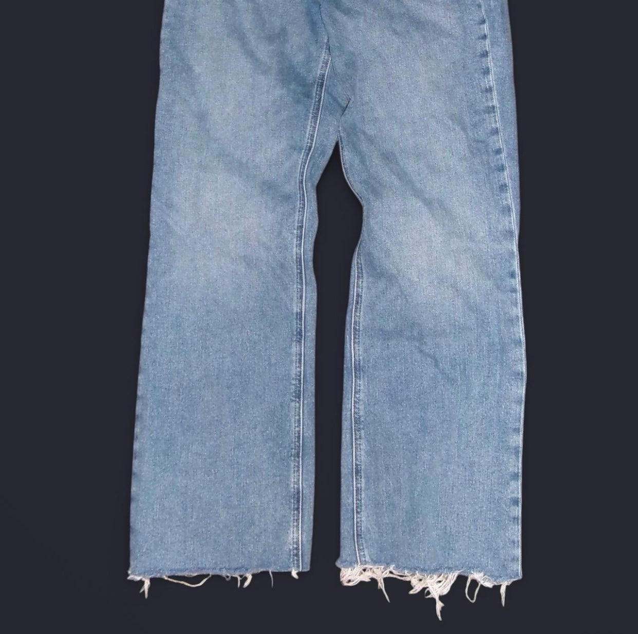 GAP Distressed 90’s Loose Flare Mid Rise Jeans