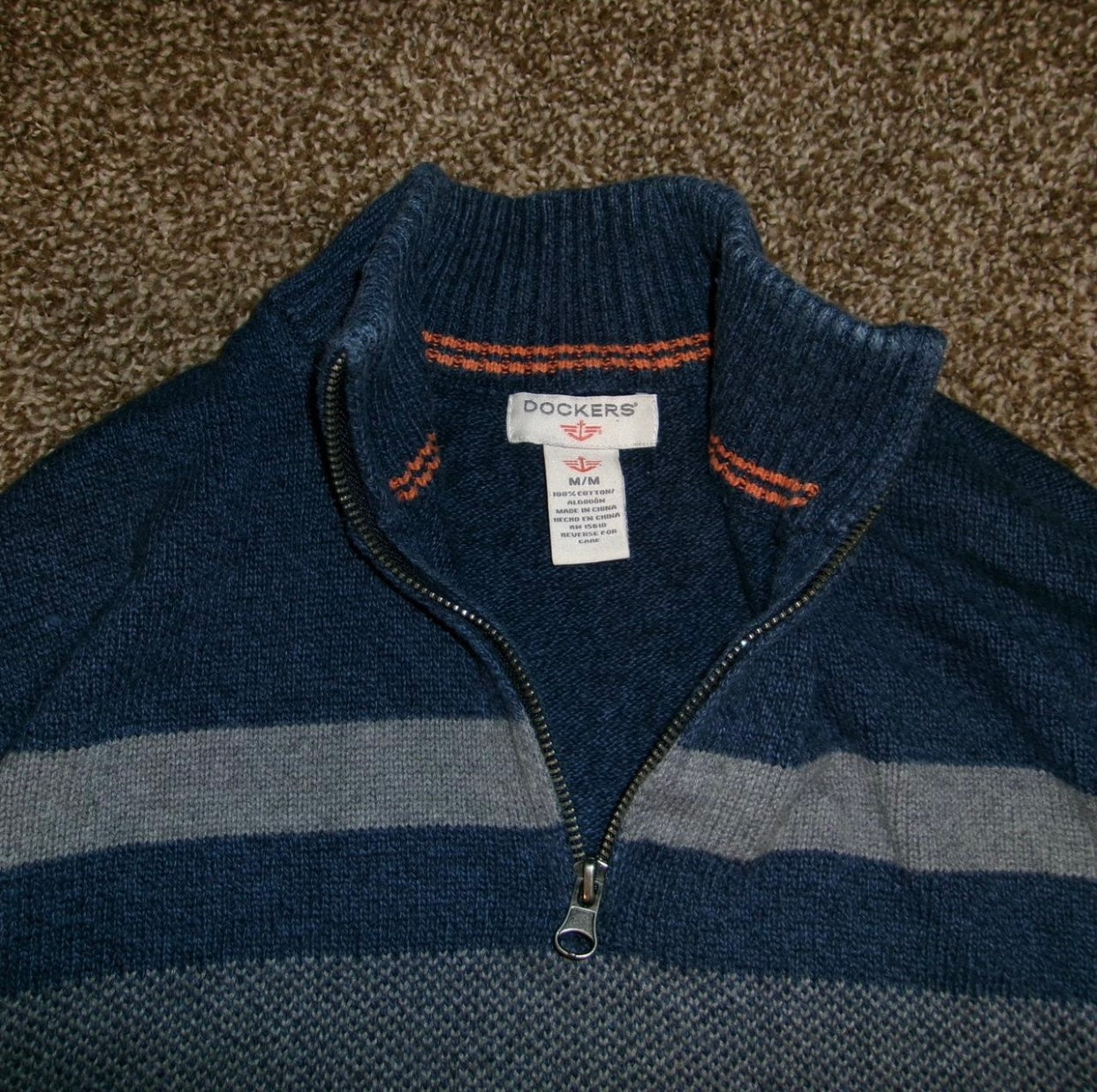 Retro Dockers Quarter Zip Sweater
