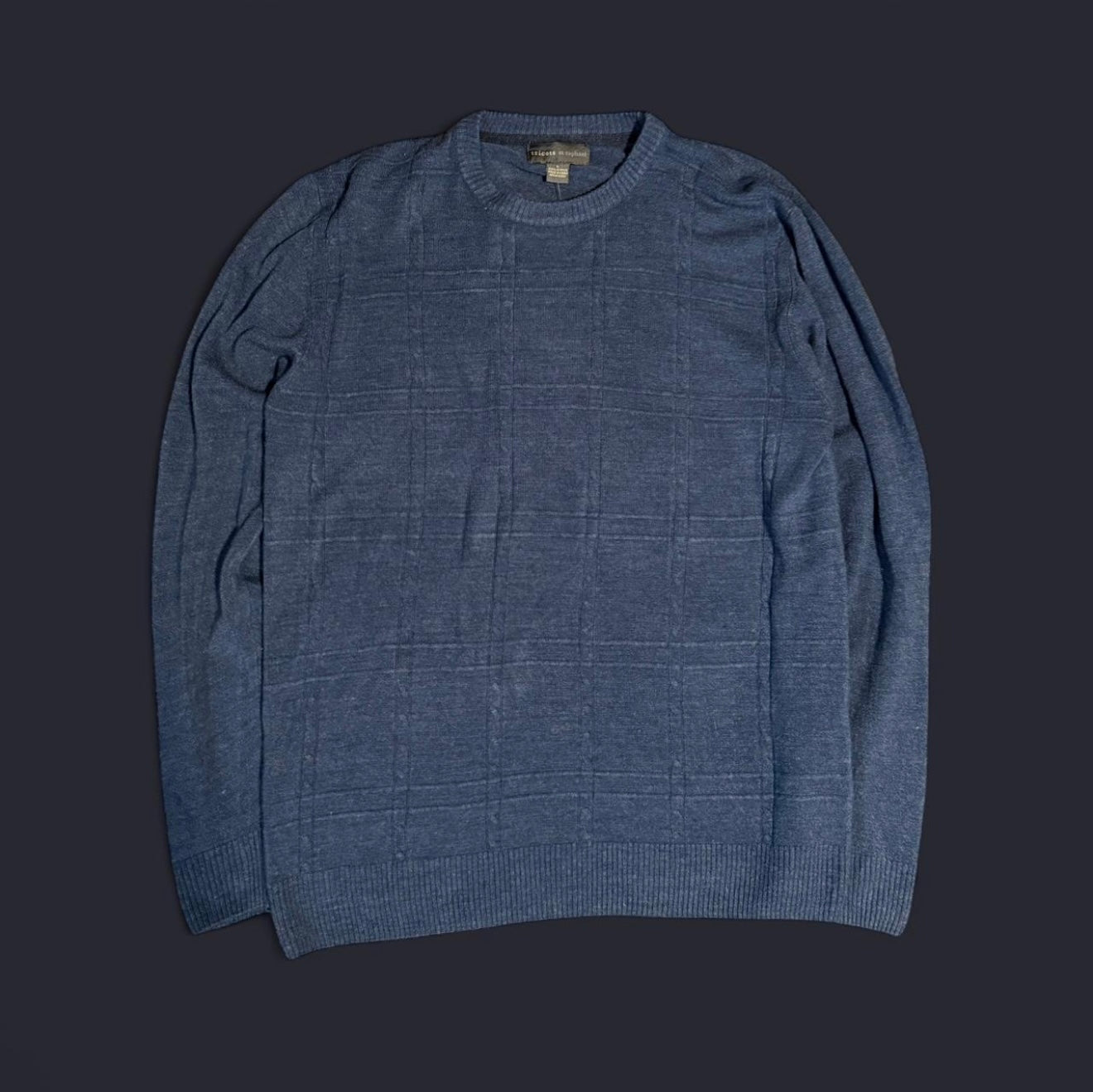 80’s Blue Patterned Talbots Sweater