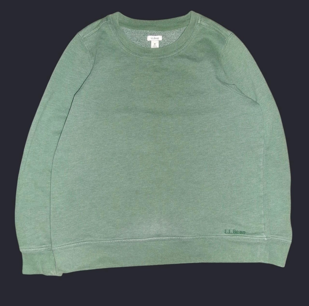 Vintage Green L.L. Bean Embroidered Crewneck