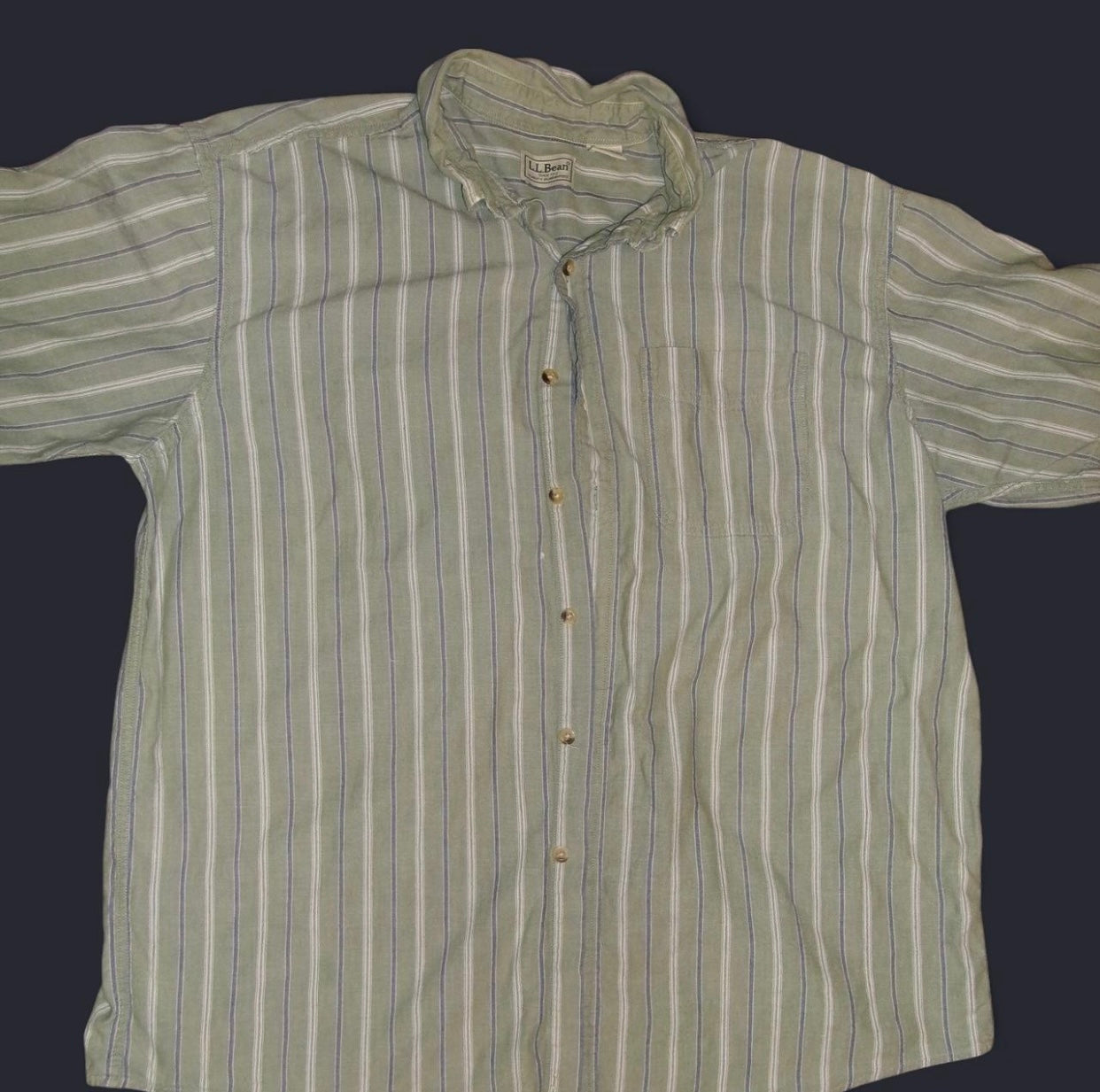 Vintage L.L. Bean Striped Button Up