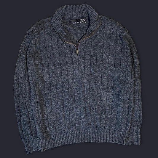 Vintage 80’s Bill Blass Textured Quarter Zip