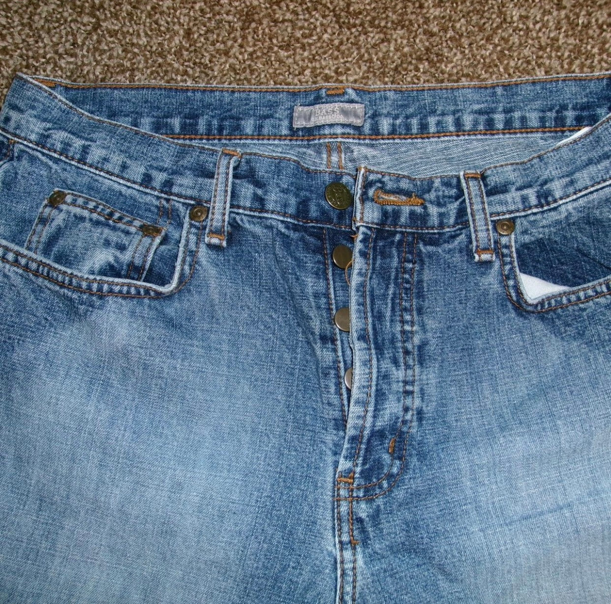 G.H. Bass Bootcut Jeans with Button Closure