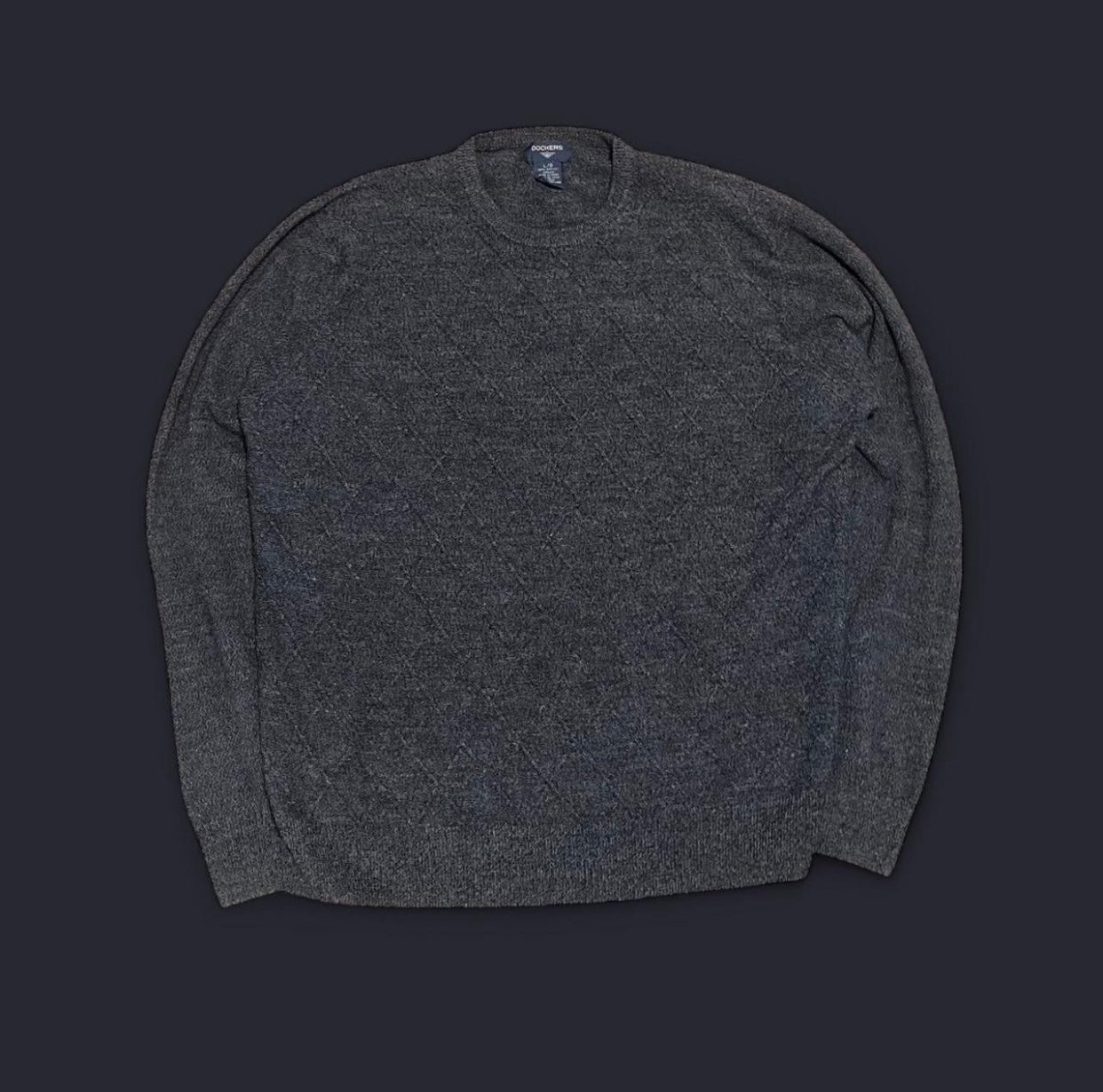 Black Knit Dockers Sweater