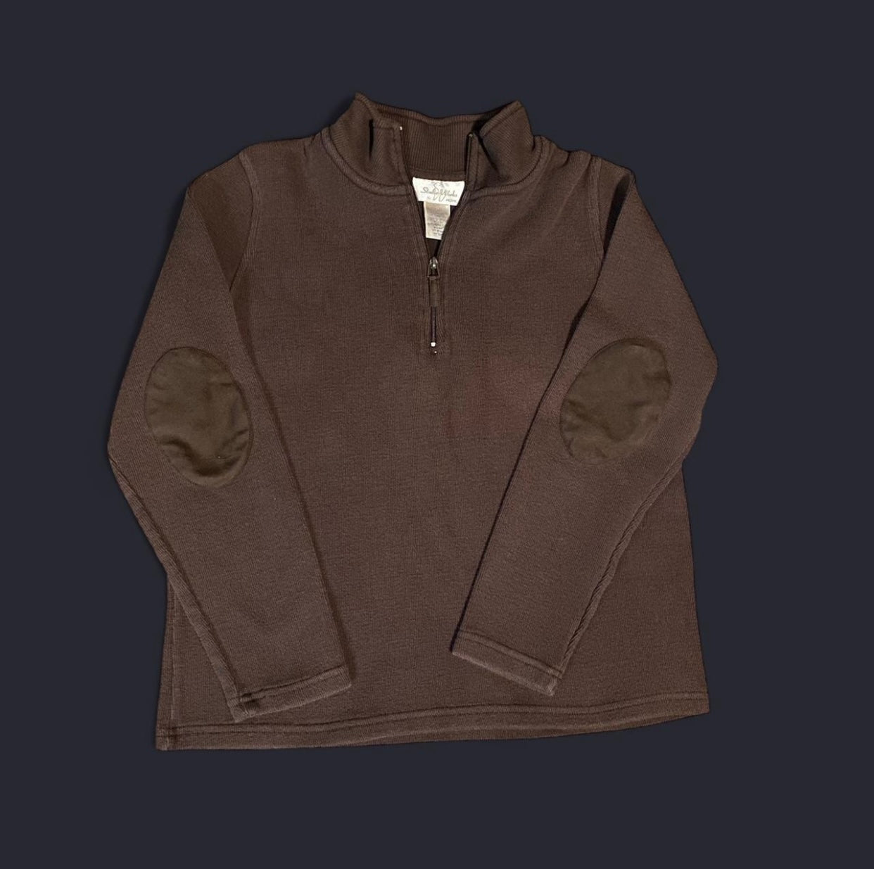 Studio Works Petite Quarter Zip with Elbow Pads