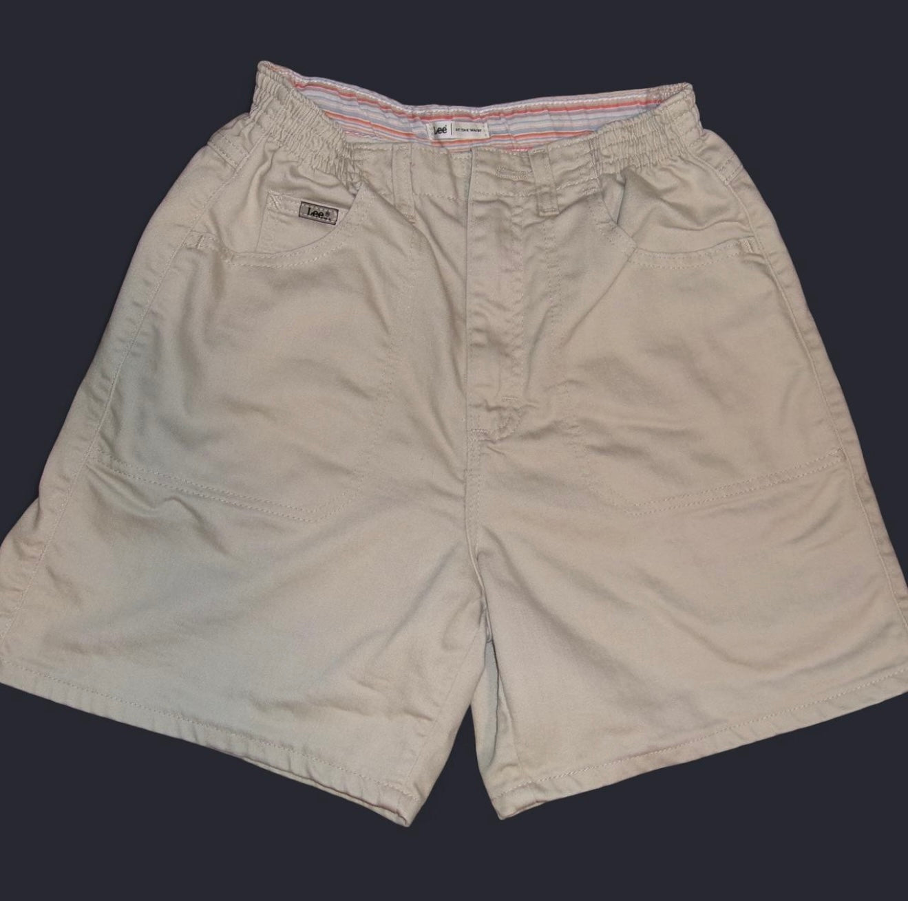 Retro Lee Cargo Shorts with Large Capacity Pockets
