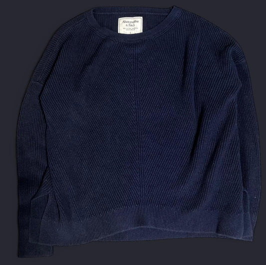 Retro Navy Abercrombie & Fitch Sweater