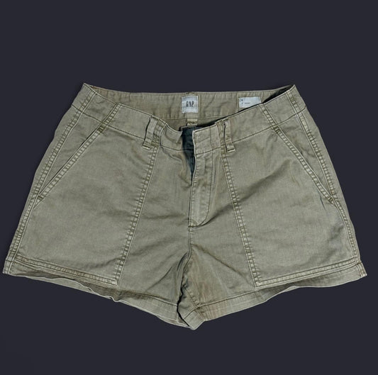 Vintage Green Gap Pinstriped Shorts