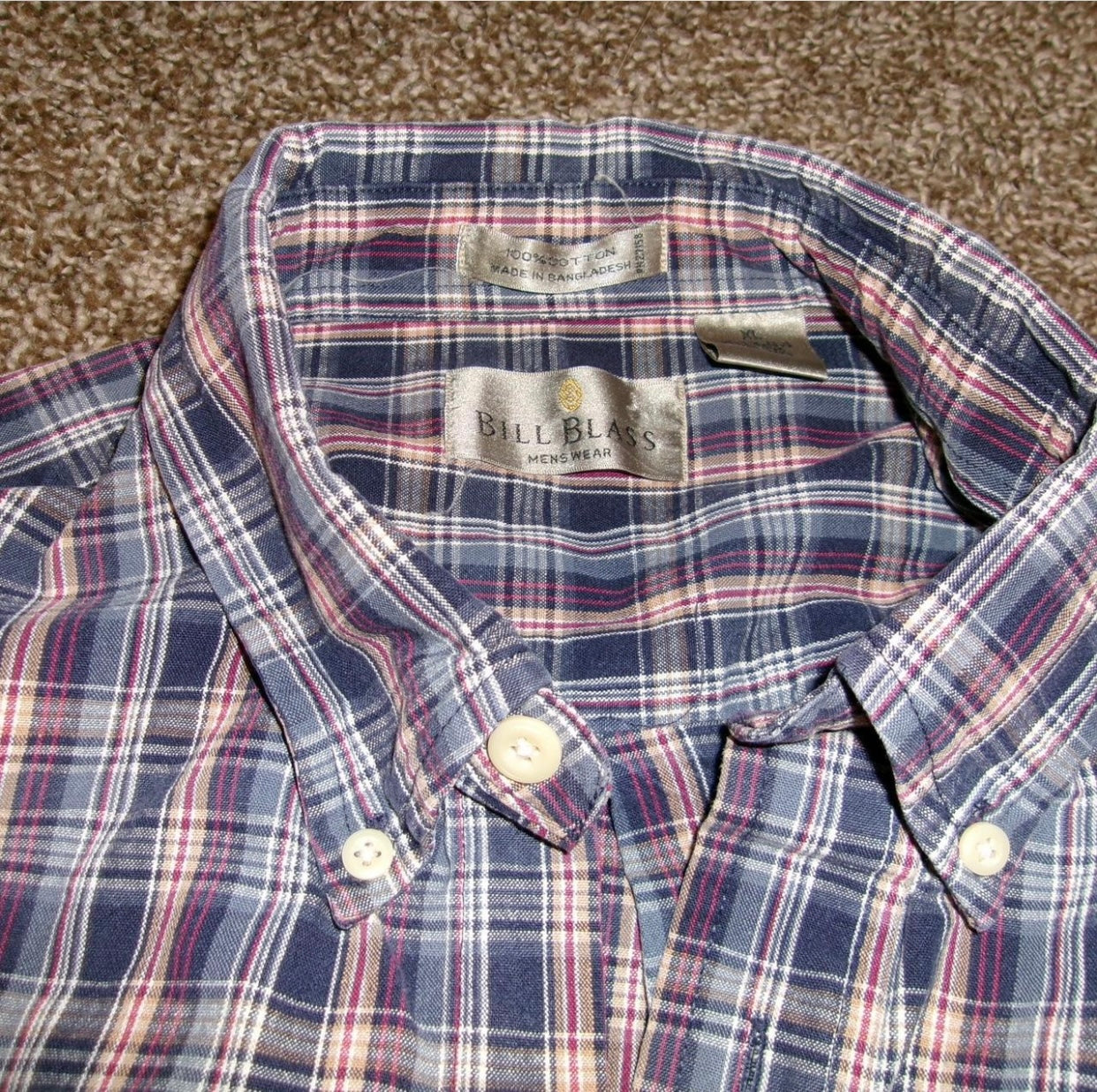 Vintage Bill Blass Long Sleeve Button Up