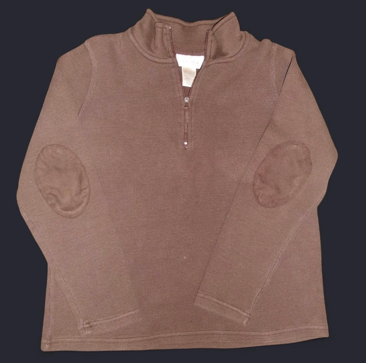 Studio Works Petite Quarter Zip with Elbow Pads