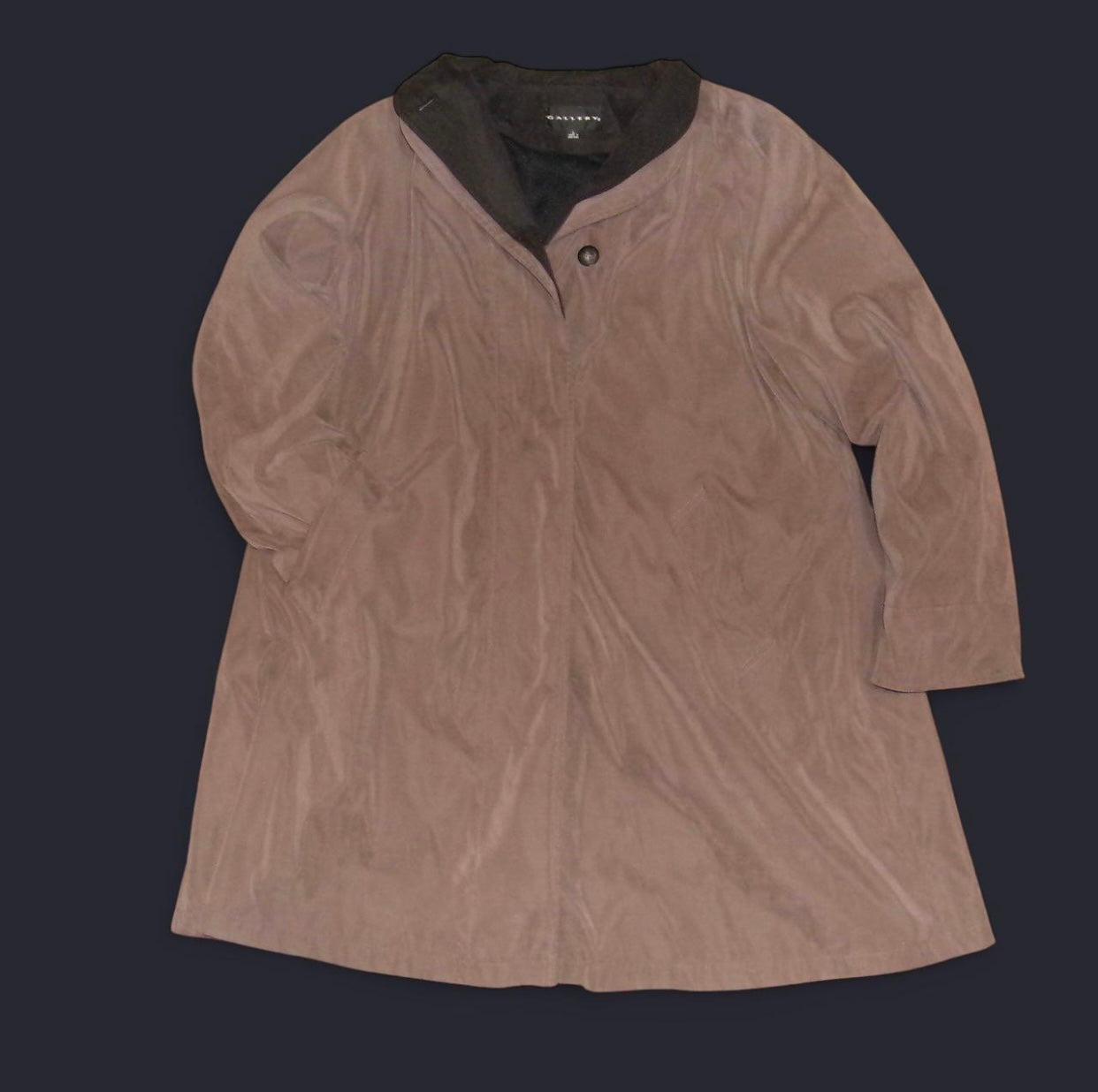 Brown Gallery Trench-Style Coat