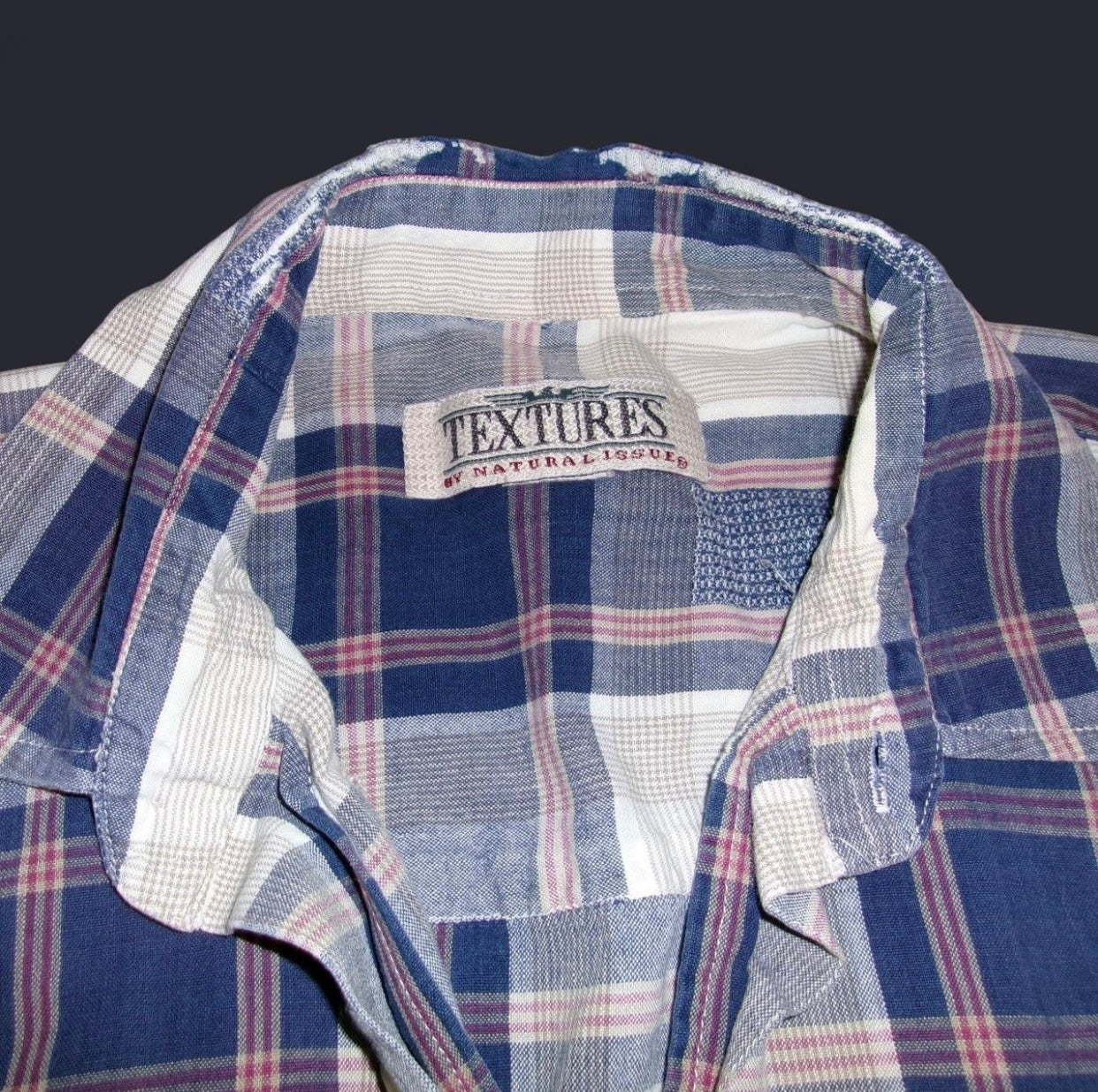 Textured Flannel Button Up