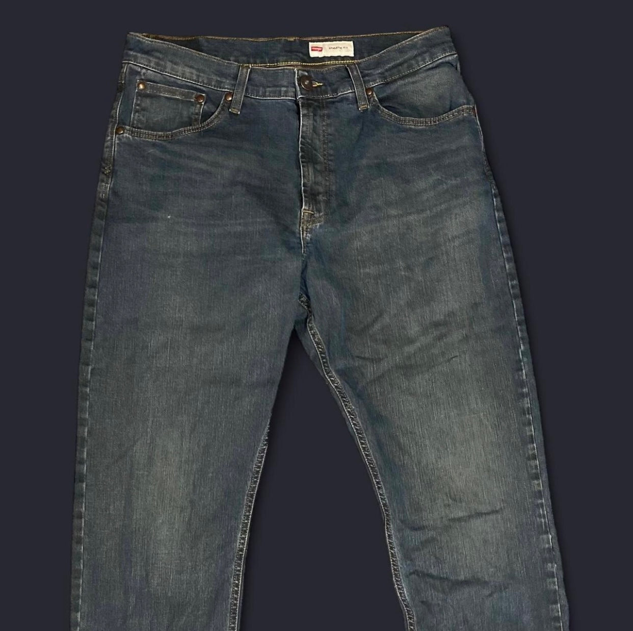 Retro Wrangler Acid Washed Jeans