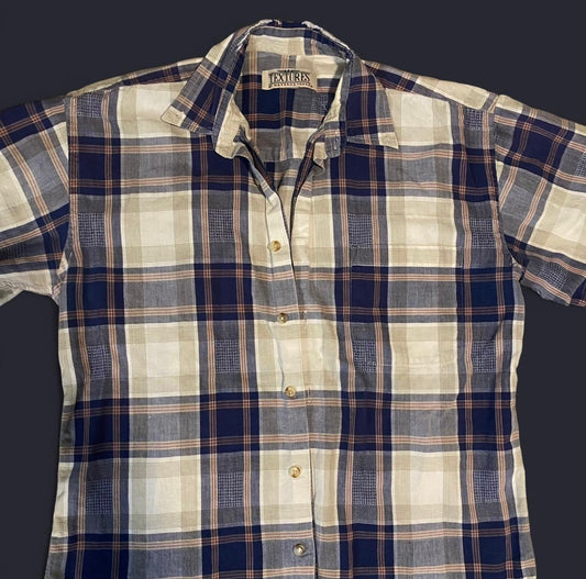 Textured Flannel Button Up