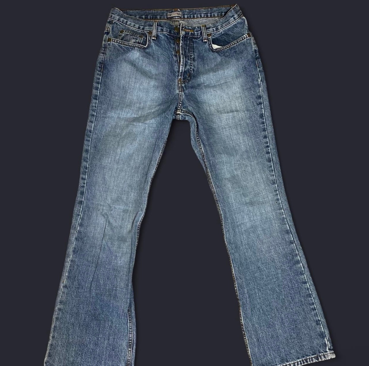 G.H. Bass Bootcut Jeans with Button Closure