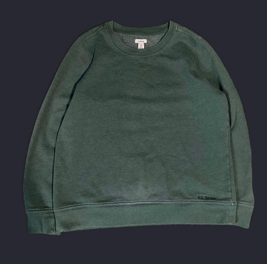 Vintage Green L.L. Bean Embroidered Crewneck