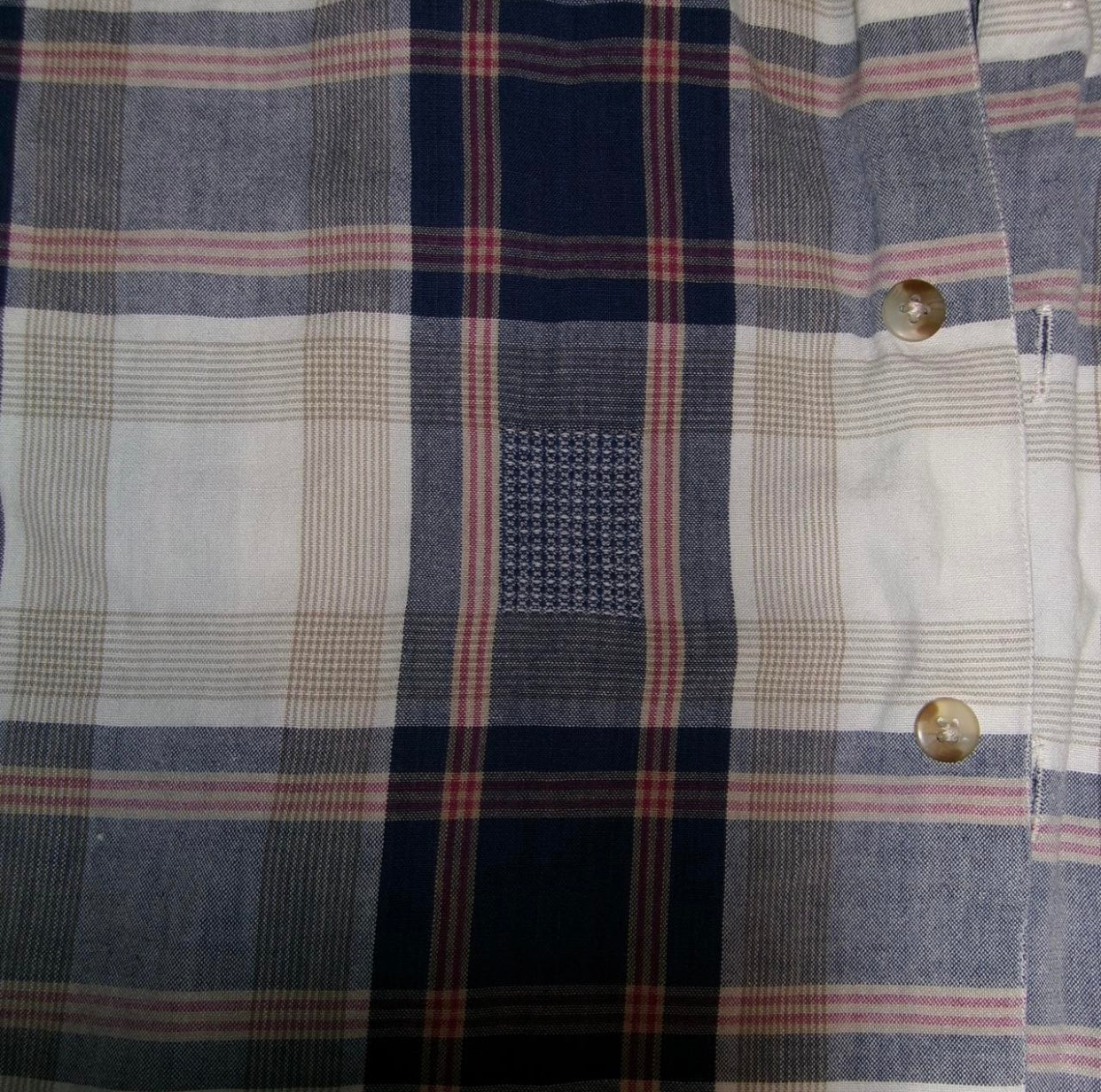 Textured Flannel Button Up